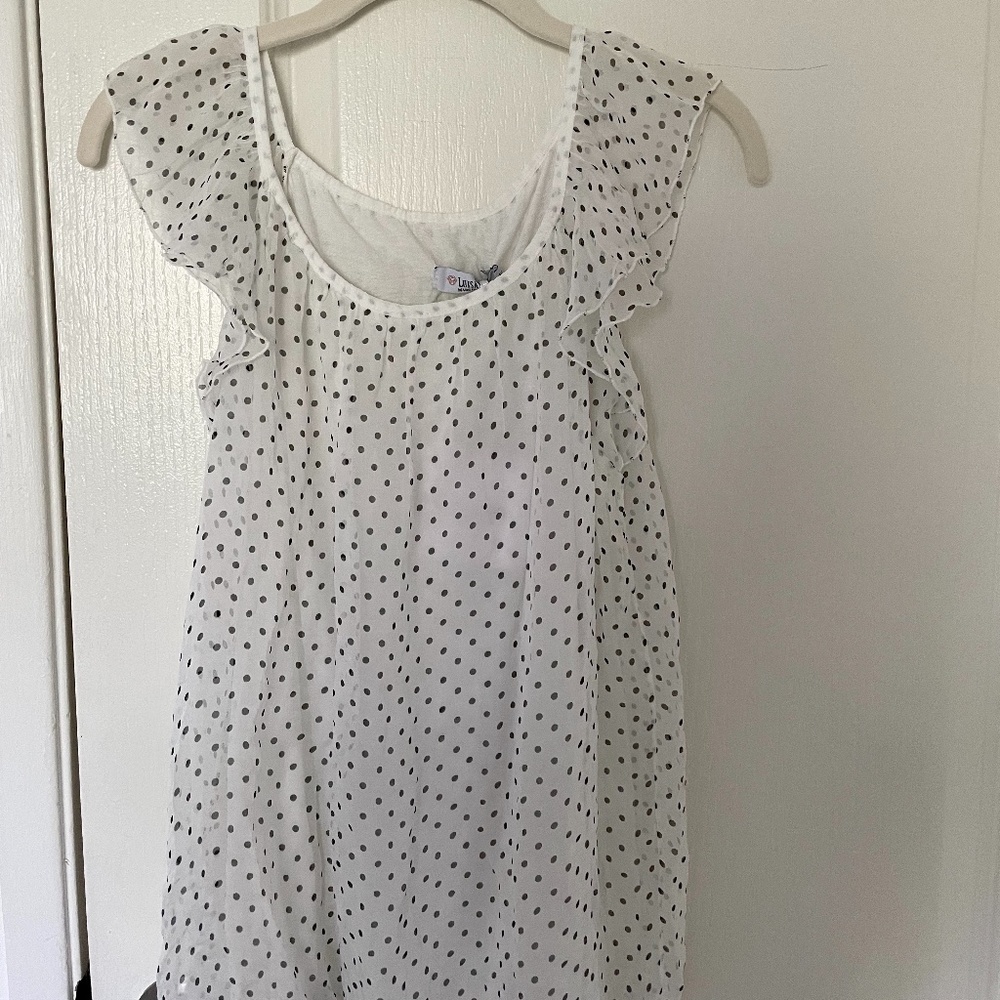 NWT LUISA RICCI Ruffled Top